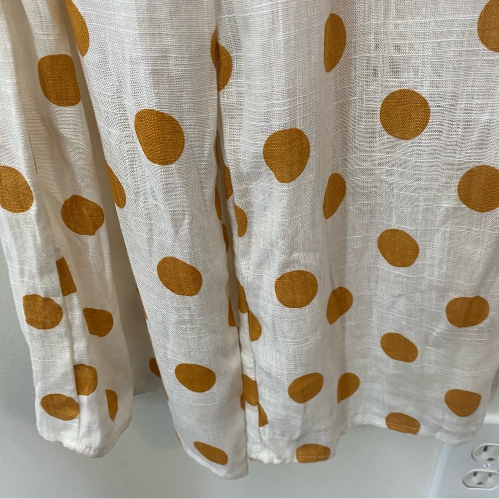 Monteau Los Angeles Polka Dot Sleeveless Jumpsuit Sz S - Picture 8 of 16